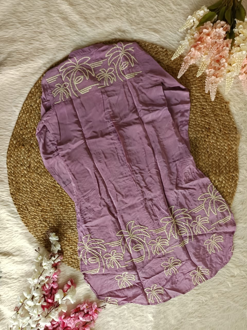 Natural Crepe Co-ord Set for Women