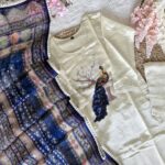 Tissue Peacock Kurta Set for Women